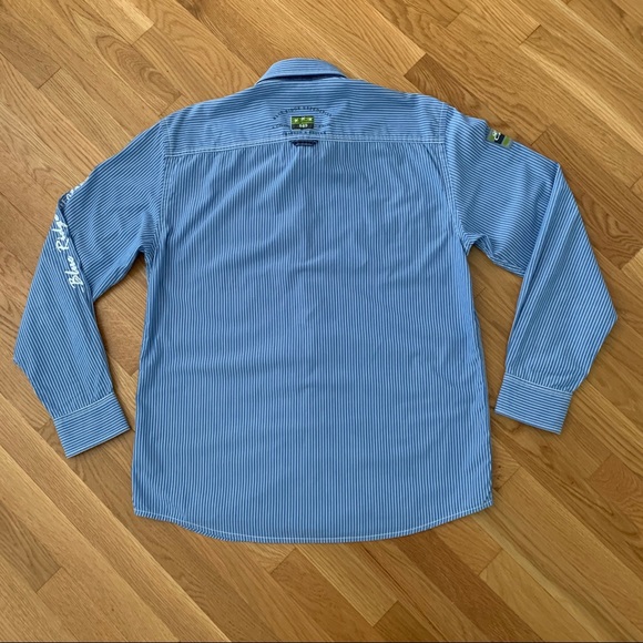 S Oliver Embroidered Long Sleeve Button Down Shirt - Picture 3 of 16